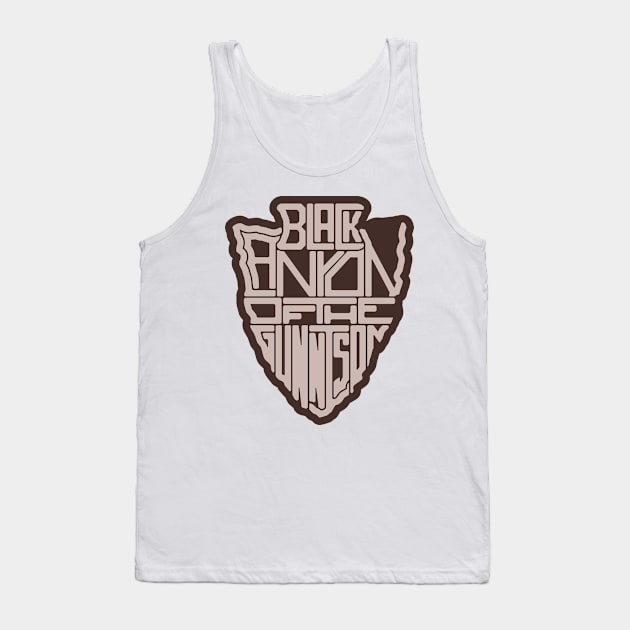 Black Canyon of the Gunnison National Park name arrowhead Tank Top by nylebuss